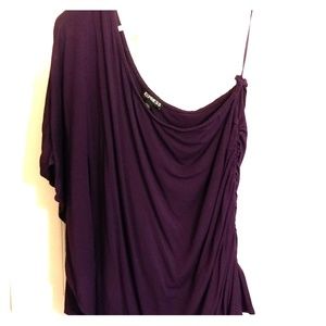 Express one shoulder top